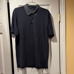 Theory Men's Dark Navy Short-Sleeve Polo